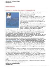 Driven By Desire Media Reviews